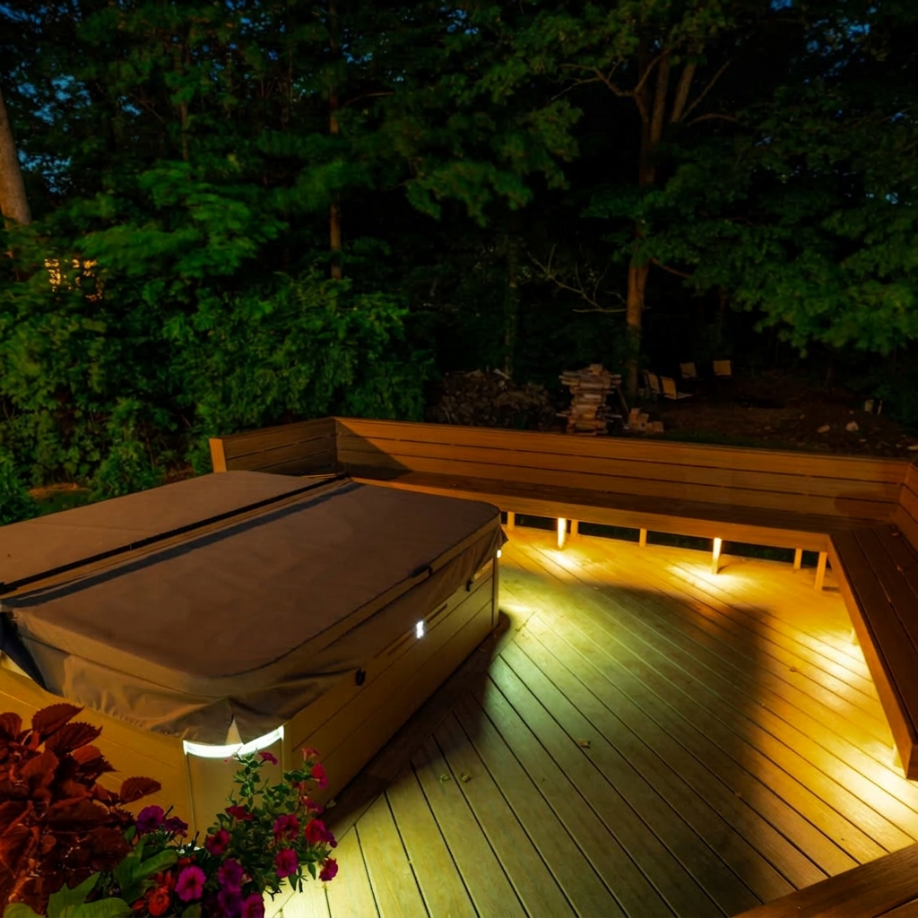 Landscape lighting project